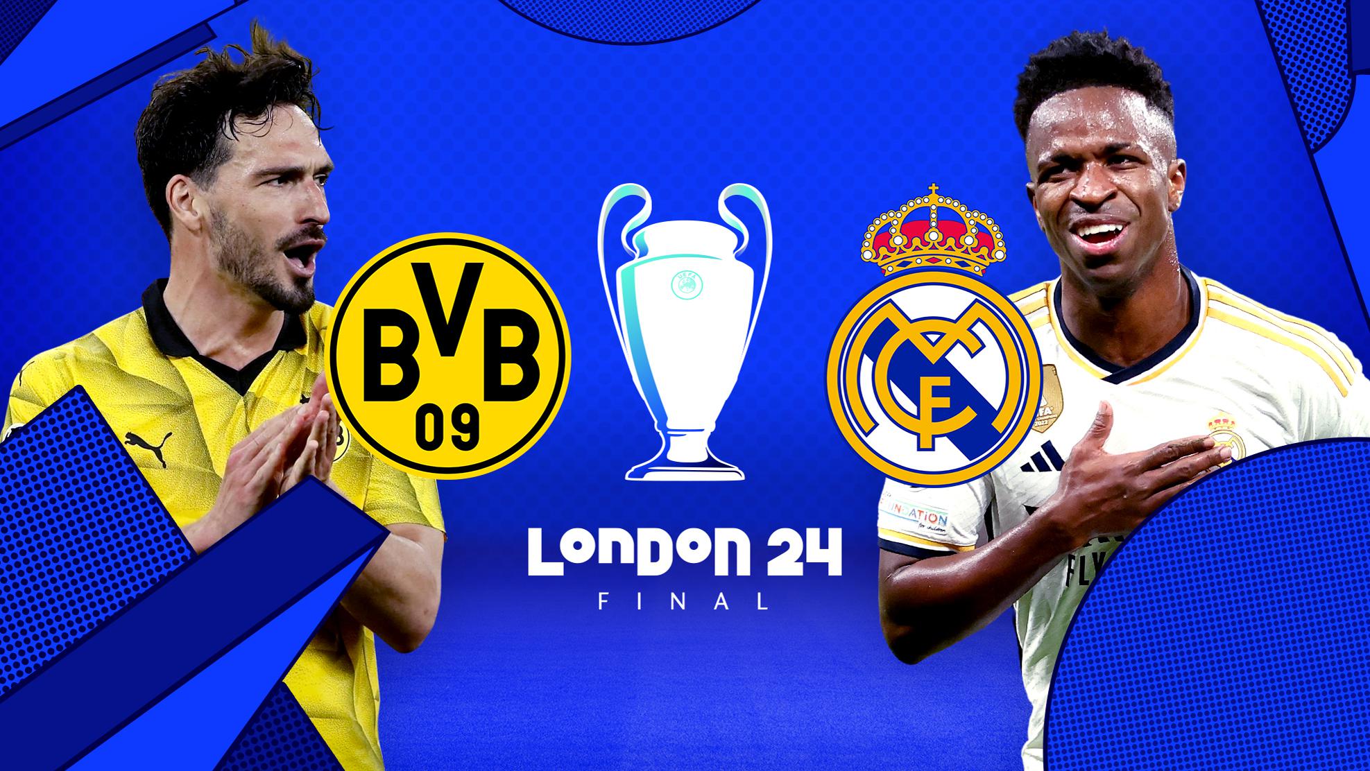 Real Madrid vs Borussia Dortmund, (1 June, 21:00)